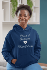 Load image into Gallery viewer, Heart of Gratitude &amp; Thankfulness Hoodie - Women Empowerment T-Shirts &amp; Apparel | CP Designs Unlimited
