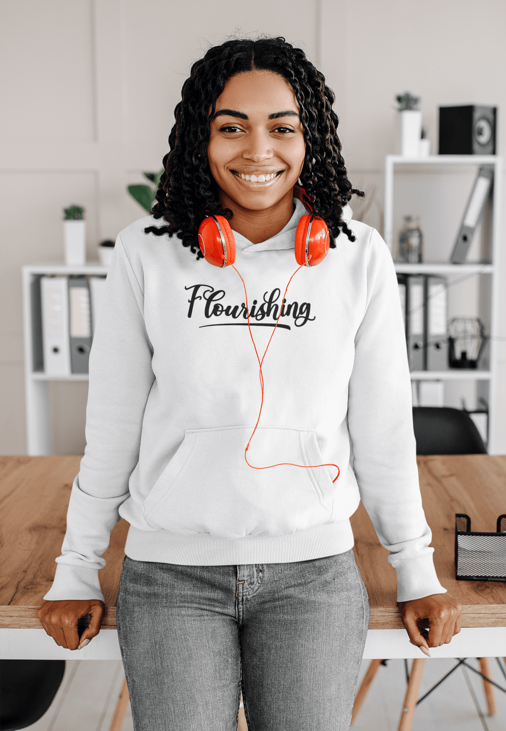 Flourishing Hoodie - Women Empowerment T-Shirts & Apparel | CP Designs Unlimited