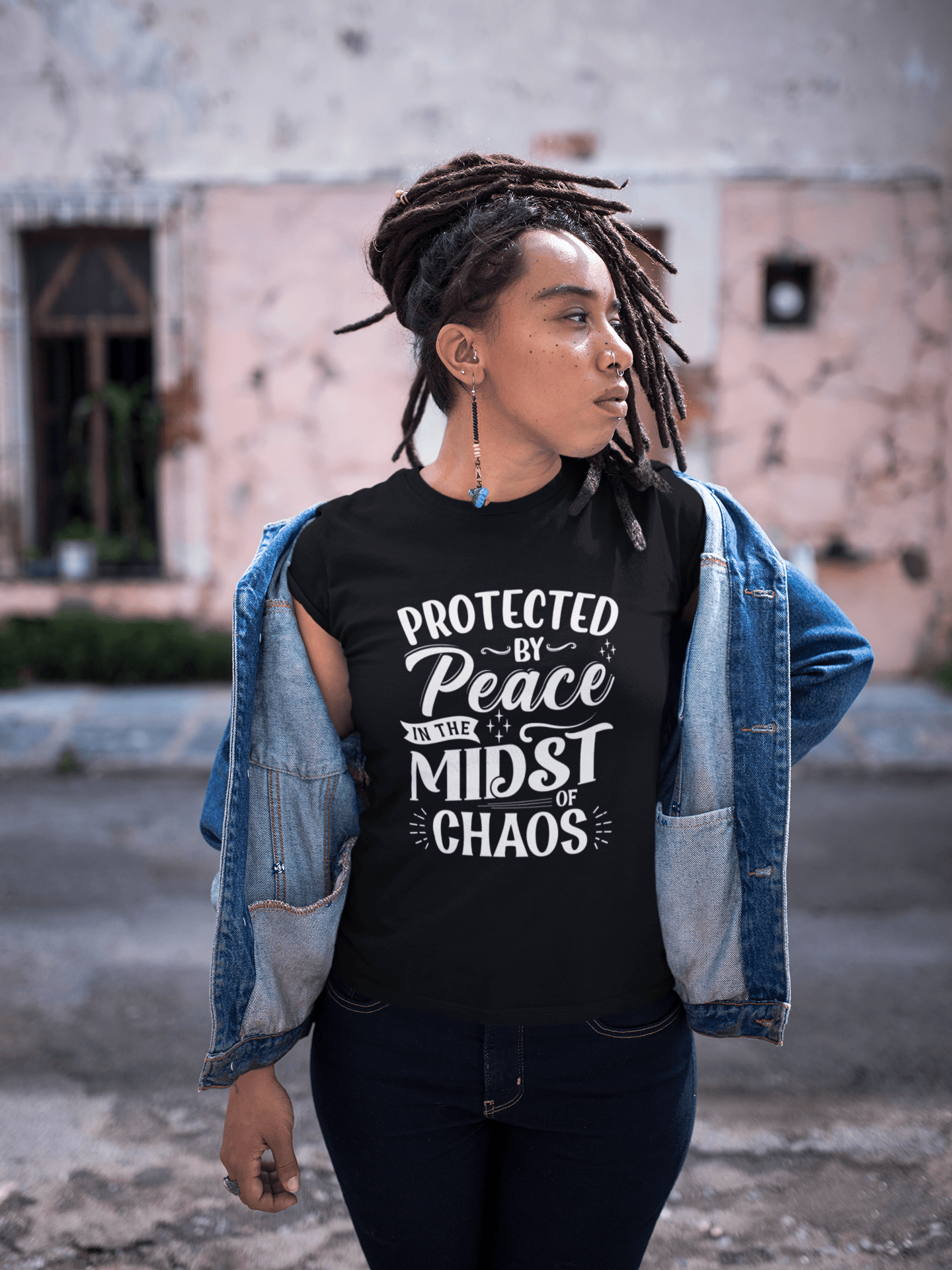 Furnace Pløje Låne Protected by Peace in the Midst of Chaos T-shirt | CP Designs Unlimited –  Women Empowerment T-Shirts & Apparel | CP Designs Unlimited