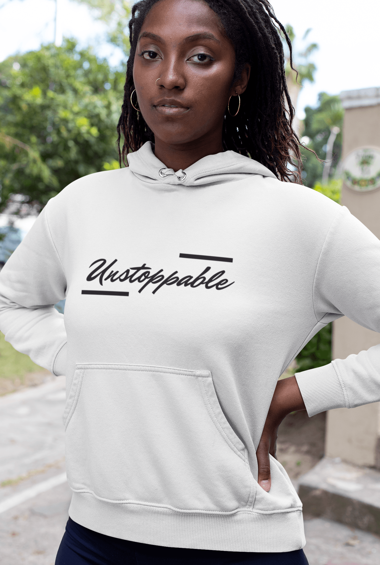 Unstoppable Hoodie  CP Designs Unlimited – Women Empowerment T