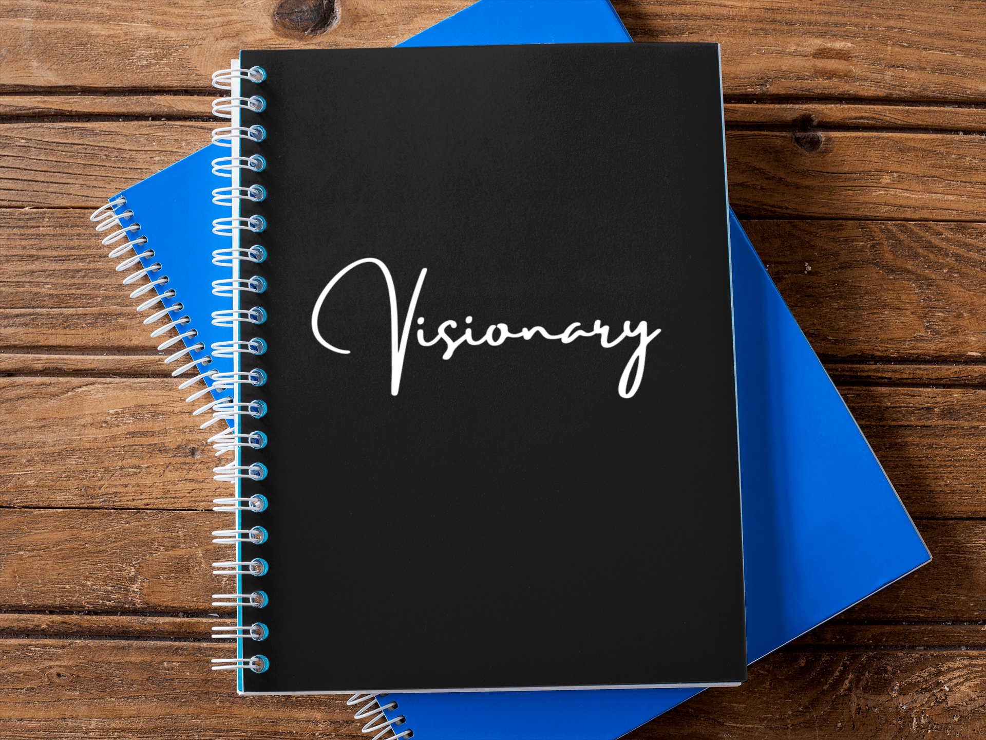 Visionary Notebook (Black Cover) - Women Empowerment T-Shirts & Apparel | CP Designs Unlimited