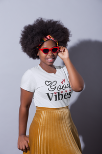 Good Vibes T-Shirt - Women Empowerment T-Shirts & Apparel | CP Designs Unlimited