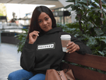 Load image into Gallery viewer, Woman wearing FOCUSED pullover hoodie by CP Designs Unlimited
