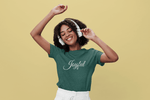 Load image into Gallery viewer, Joyful T-Shirt - Women Empowerment T-Shirts &amp; Apparel | CP Designs Unlimited
