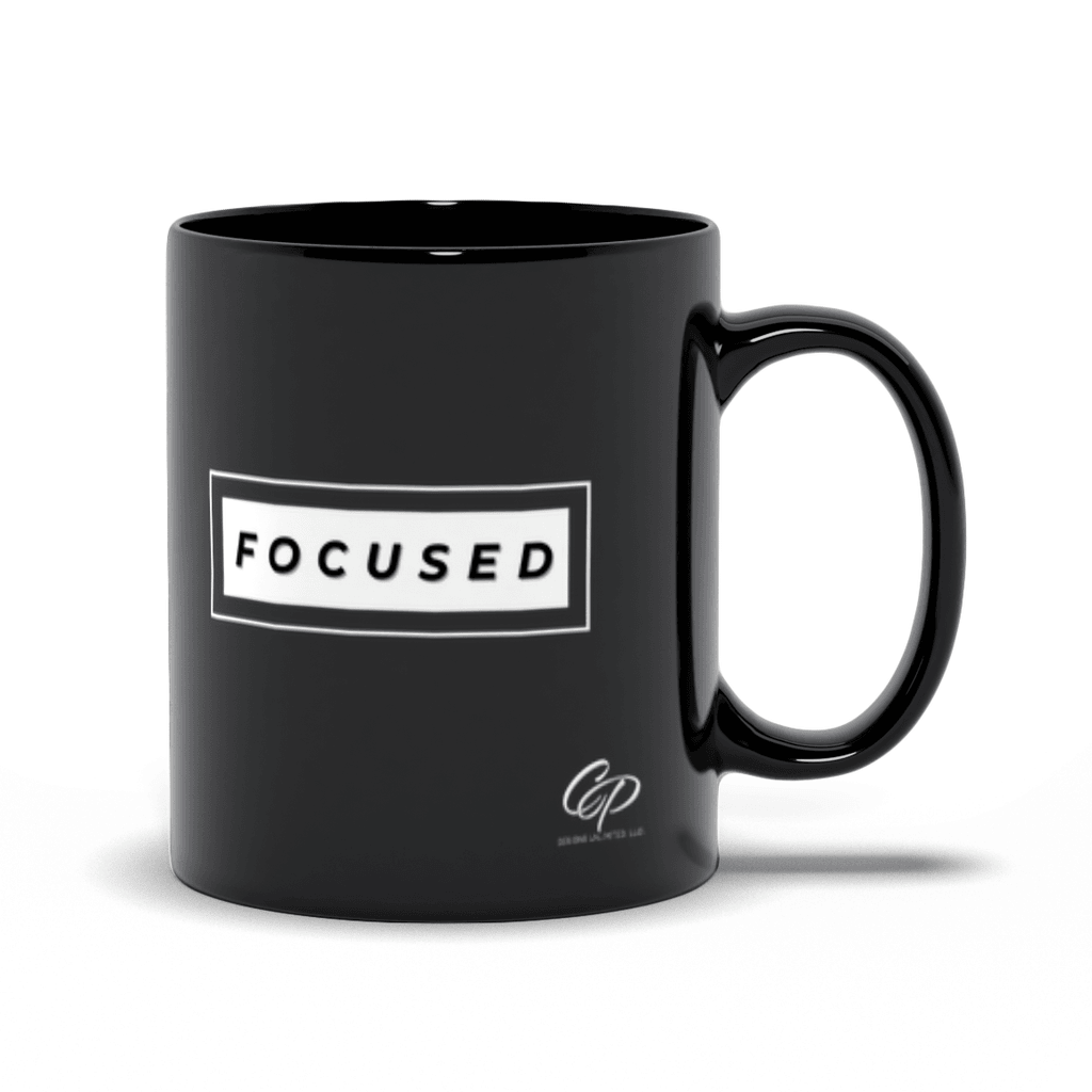 CP Designs Unlimited - Black FOCUSED mug