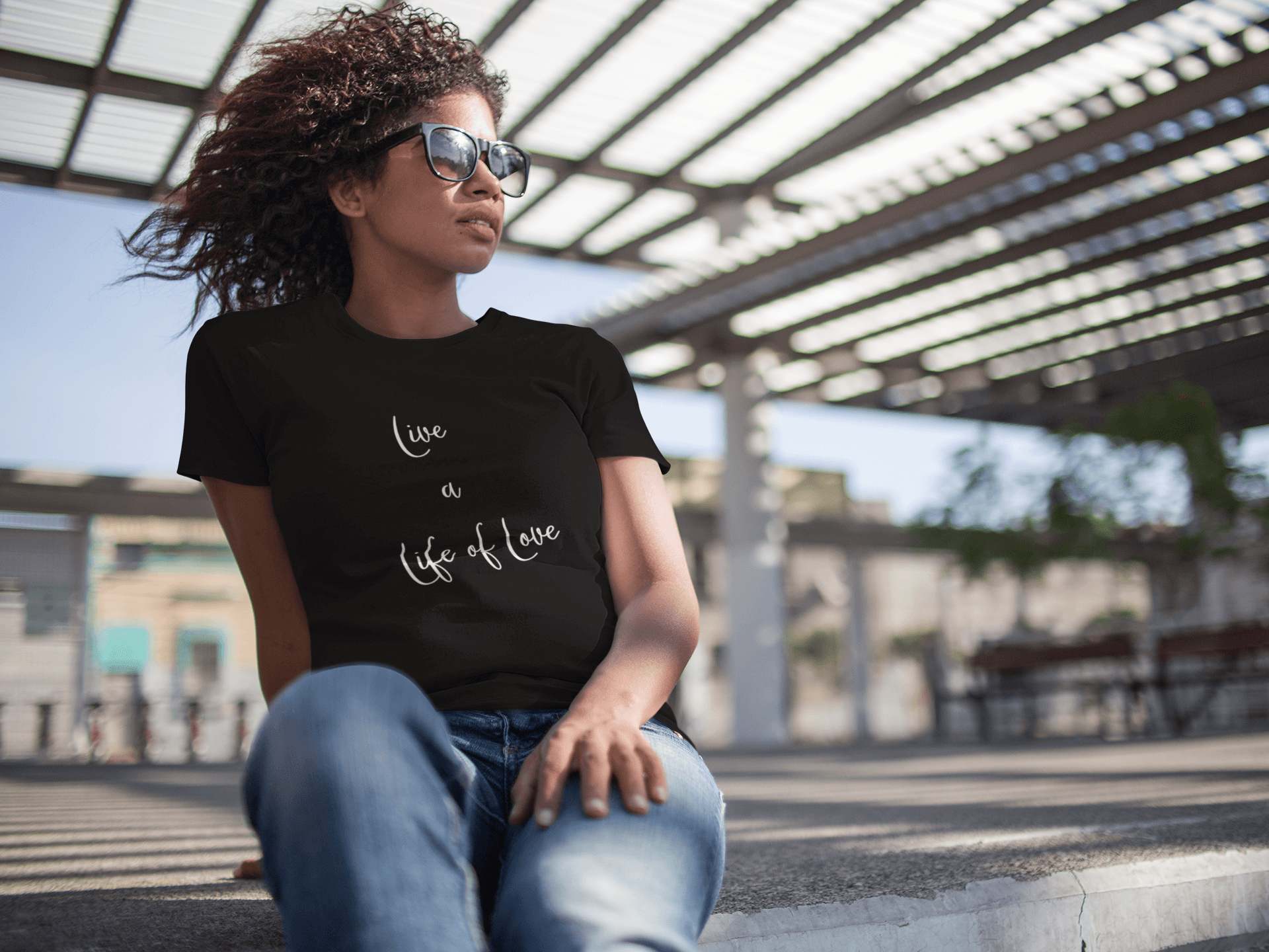 Live a Life of Love T-Shirt - Women Empowerment T-Shirts & Apparel | CP Designs Unlimited